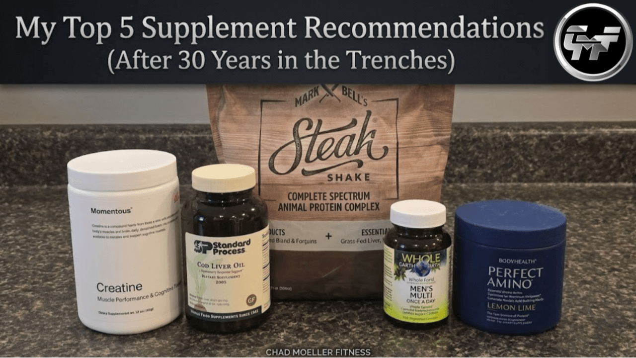 My Top 5 Supplement Recommendations (After 30 Years in the Trenches)